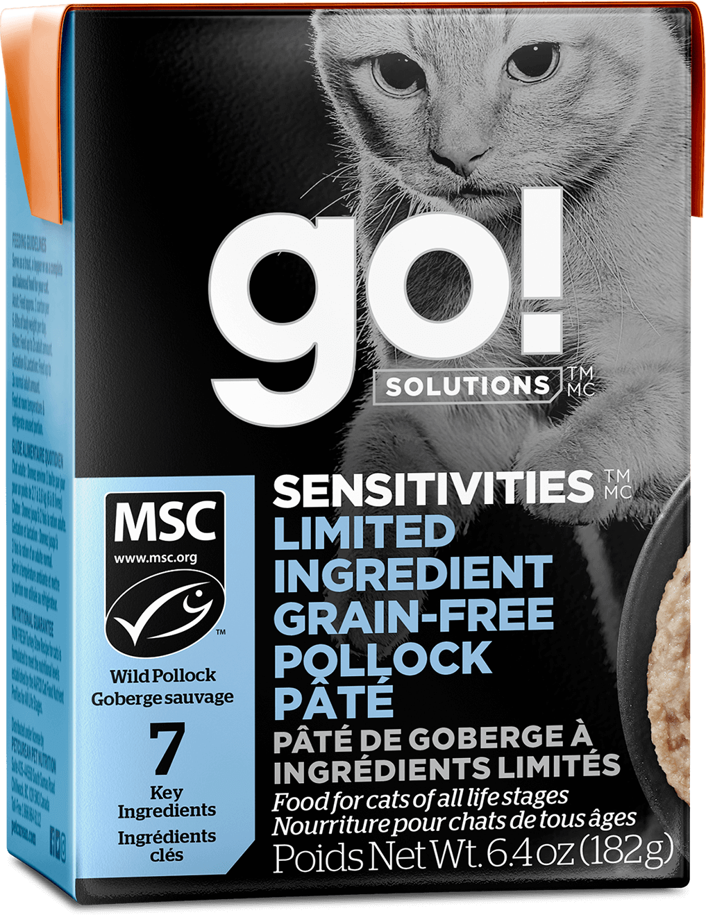 GO! Solutions Sensitivities Limited Ingredient Grain-Free Pollock Pâté